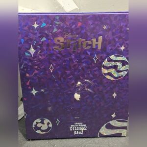 Limited Edition Disney Stitch Purple Kids Lip Gloss Collection With Mirror